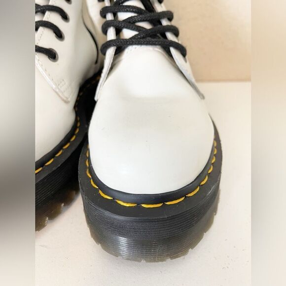 Doc Martens Jadon Boots Platform White. 7 - Picture 8 of 17